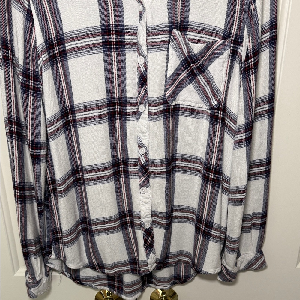 Beachlunchlounge Plaid Button Down Shirt - Picture 4 of 8